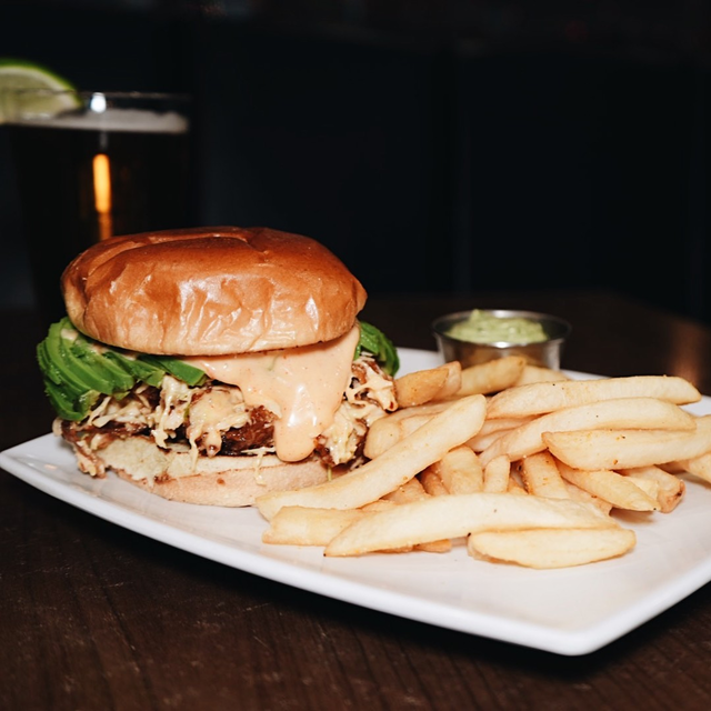 Baja Crab Sandwich.